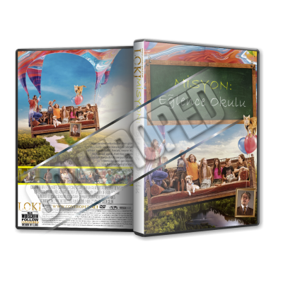Misyon Eğlence Okulu - Mission School of Fun - 2023 Türkçe Dvd Cover Tasarımı